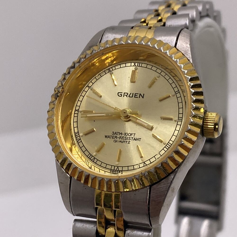 Vintage Gruen Womens Watch Works New Battery